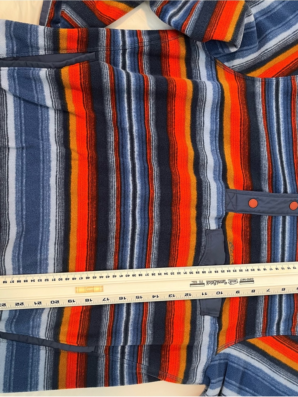 Eddie Bauer Multicolor Striped Fleece Men's Large - Picture 7 of 11